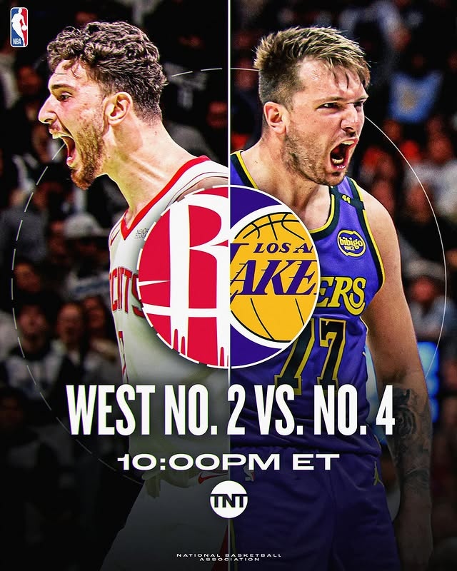 狂野西部焦點大戰(zhàn)！NBA官方發(fā)布火湖大戰(zhàn)海報：申京VS東契奇